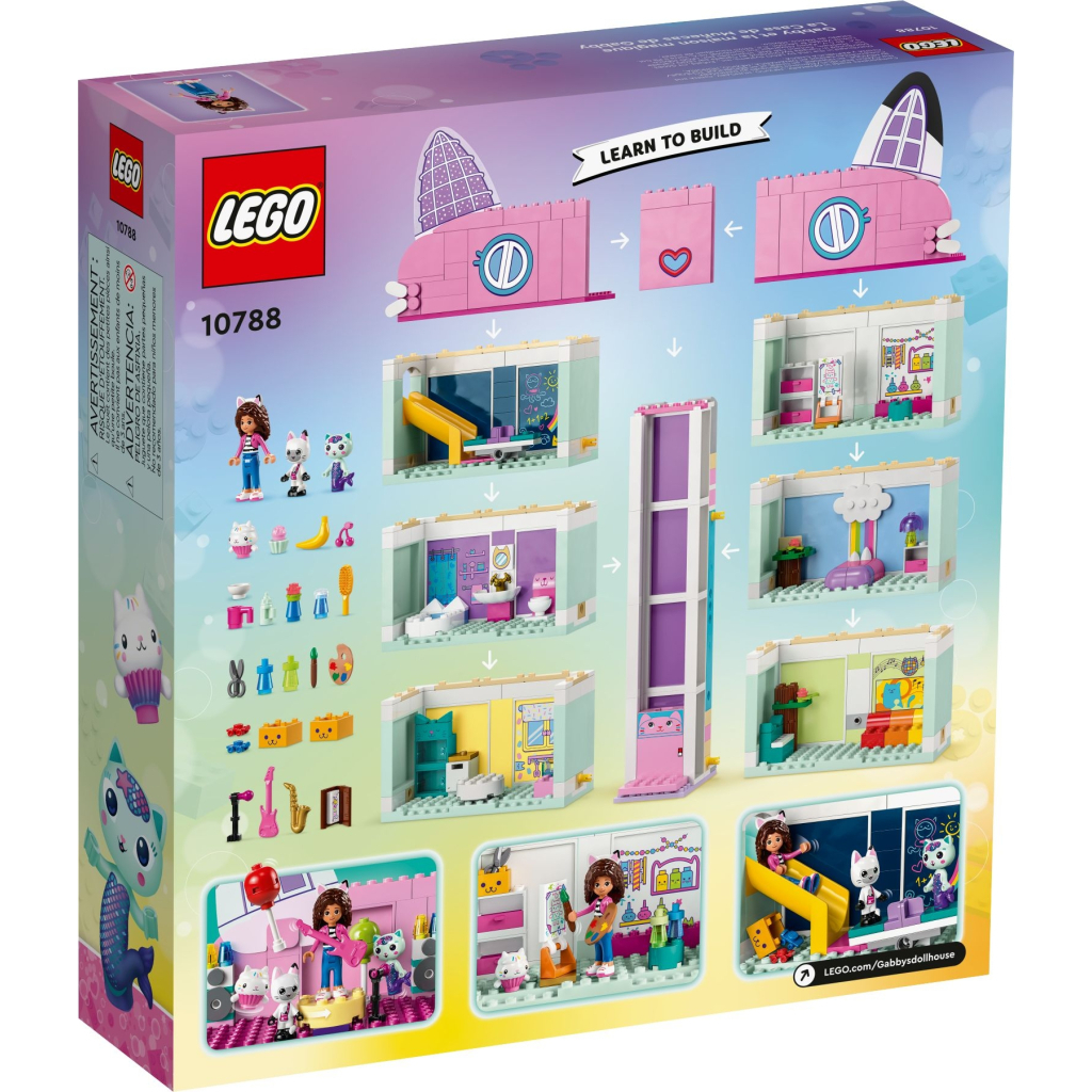 Конструктор LEGO Gabby's Dollhouse Ляльковий будиночок Ґаббі 498 деталей (10788) - зображення 6