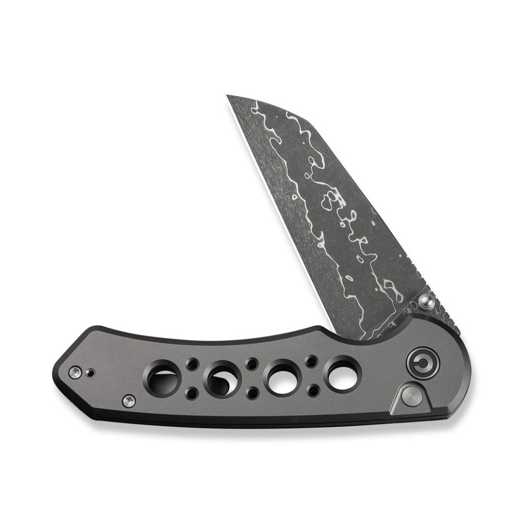 Ніж Civivi Pragma Prime, Damascus, сірий алюміній (C24067-DS1) - зображення 5