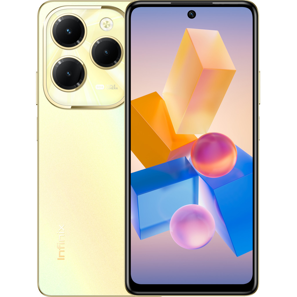 Мобільний телефон Infinix Hot 40 8/256Gb NFC Horizon Gold (4894947012075) - зображення 1