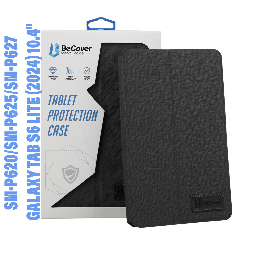 Чохол до планшета BeCover Premium Stylus Mount Samsung Tab S6 Lite (2024) 10.4" P620/P625/P627 Black (710808) - зображення 1