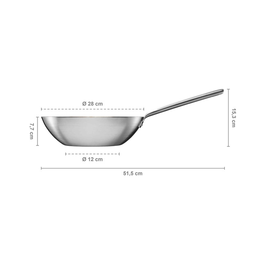 Сковорода Fiskars Вок Norden 28cm з мінеральним покриттям (1067636) - зображення 7