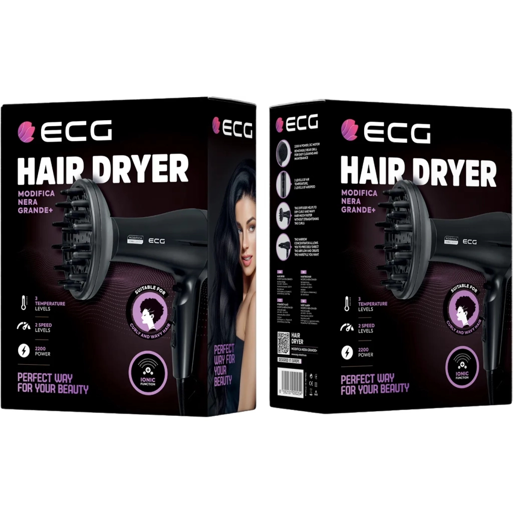 Фен ECG Modifica Nera Grande+ - зображення 10