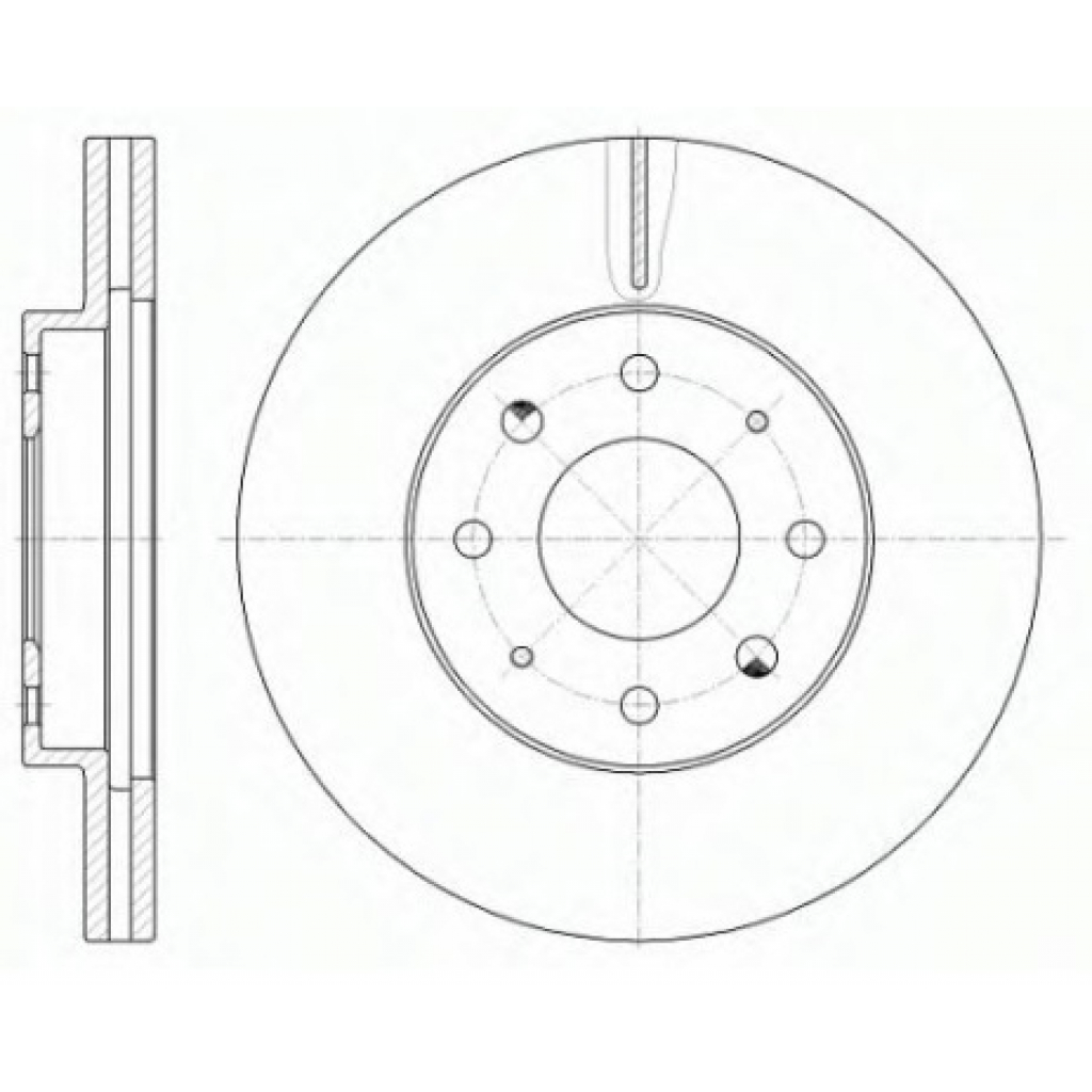 Гальмівний диск SHINOBI NBD05026 - зображення 1
