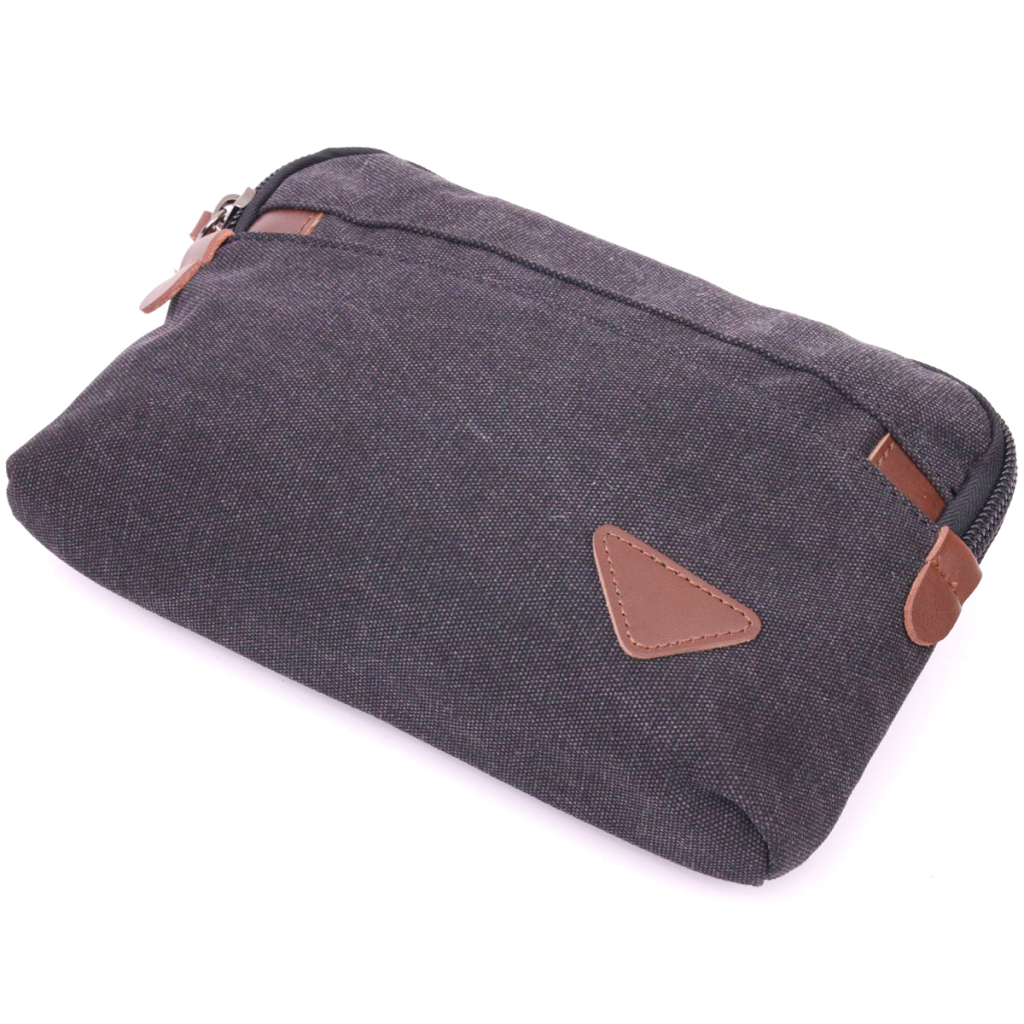 Сумка Vintage Текстильна Чорна (21258) - зображення 5