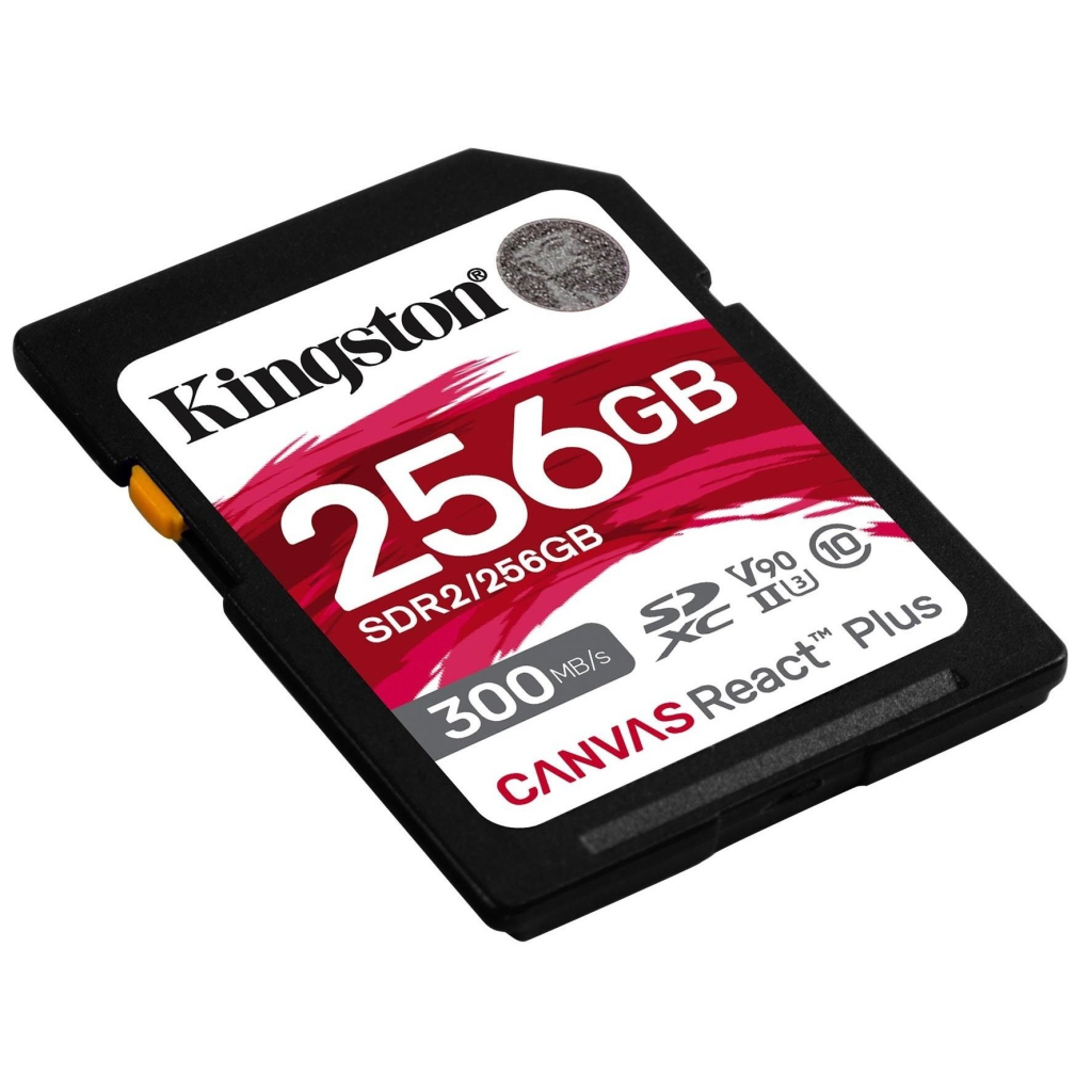 Карта пам'яті Kingston 256GB SDXC class 10 UHS-II U3 Canvas React Plus (SDR2/256GB) - зображення 2