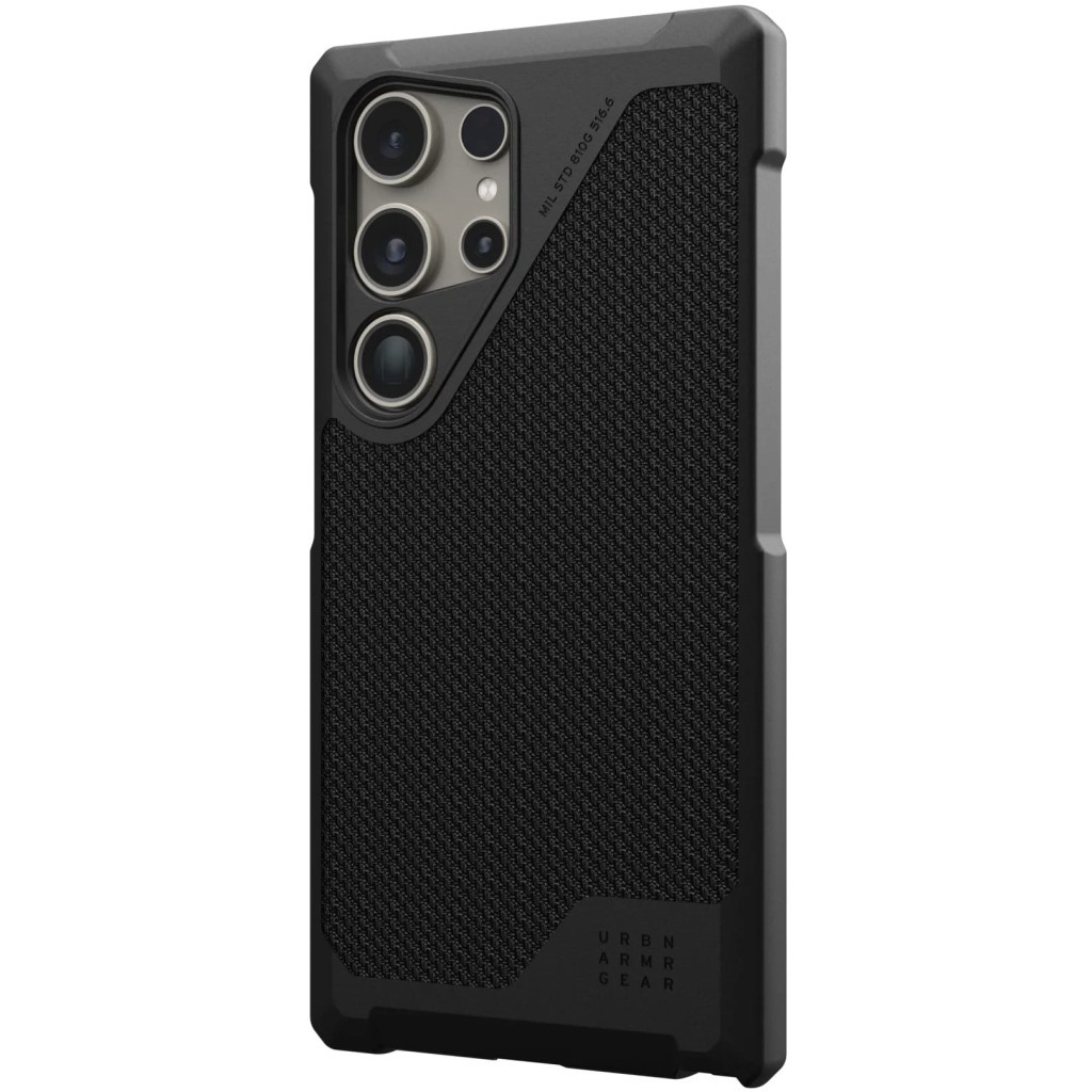 Чохол до мобільного телефона UAG Samsung Galaxy S24 Ultra Metropolis LT Pro Kevlar Black (214420113940) - зображення 2