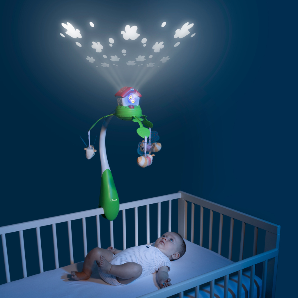 Мобіле Chicco проектор на ліжечко 3 в 1 Бджолиний будиночок (11080.00) - зображення 3