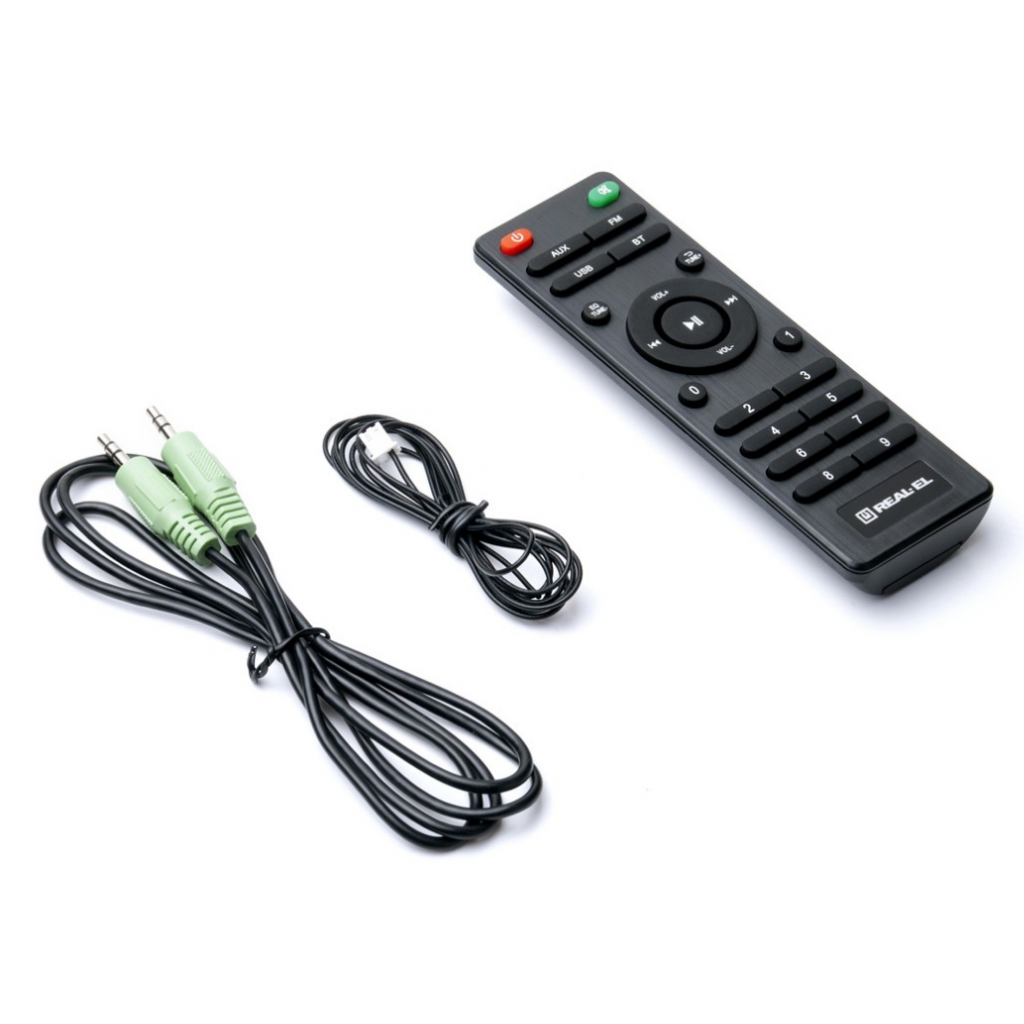 Акустична система REAL-EL M-390 Black - зображення 9