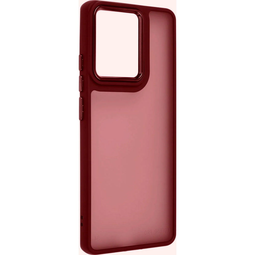 Чохол до мобільного телефона Armorstandart Frame Motorola G55 5G Wine Red (ARM81265) - зображення 1
