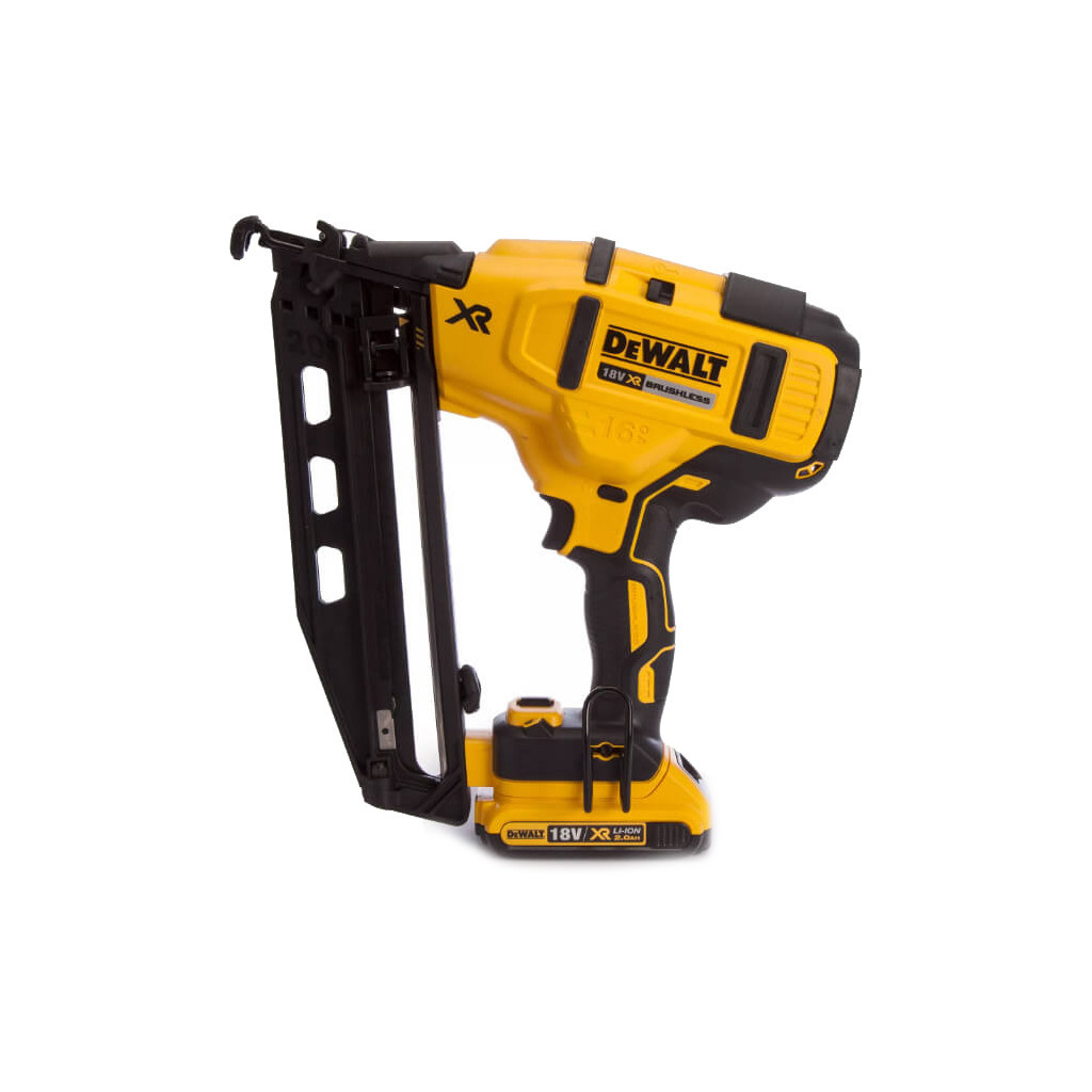 Цвяхозабивач DeWALT 18В, діаметр/довжина цвяха 1.6/63 мм, 2 АКБ, ЗП, кейс (DCN660D2) - изображение 3