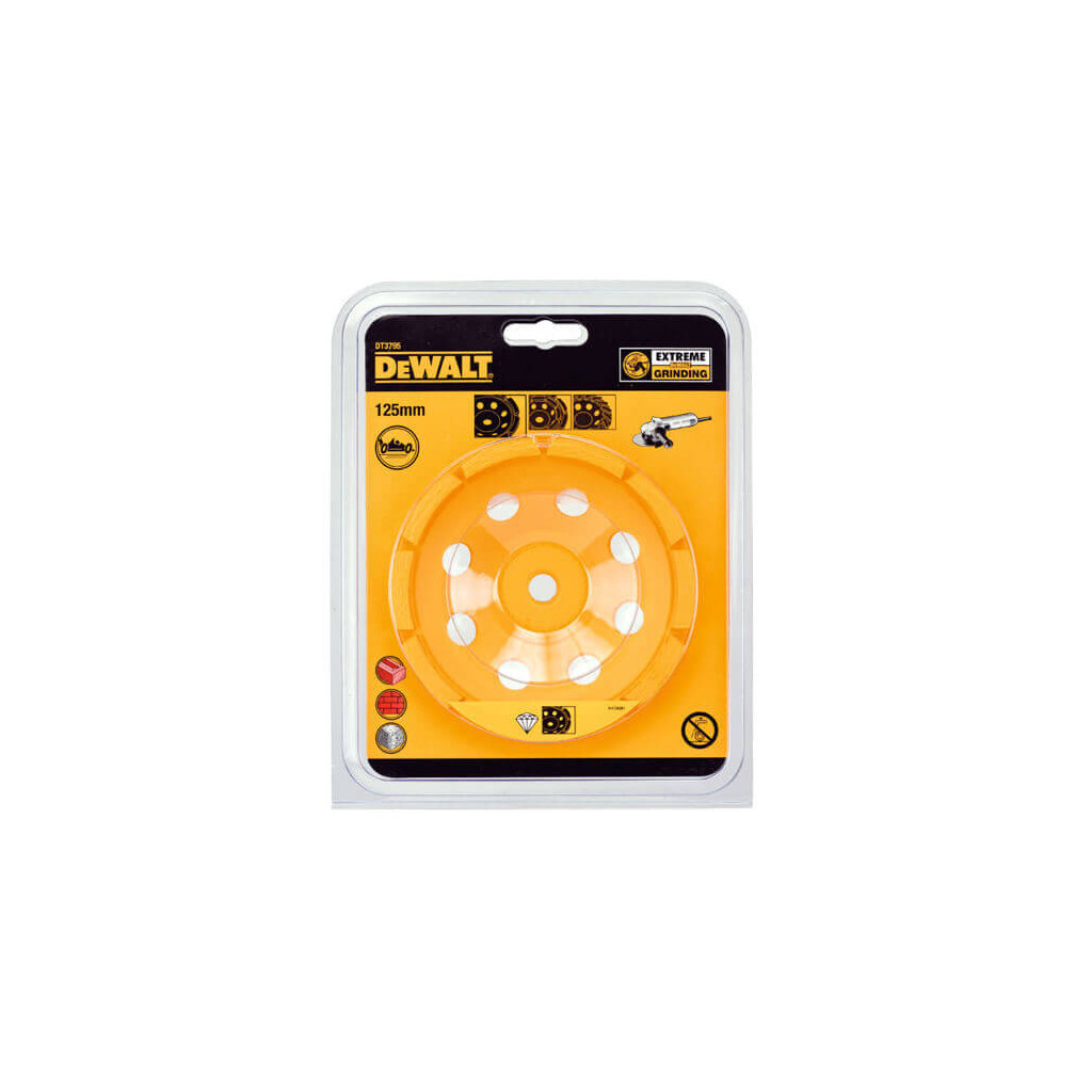 Чашка шліфувальна DeWALT алмазна універсальна 125мм х М14 (DT3795) - зображення 1