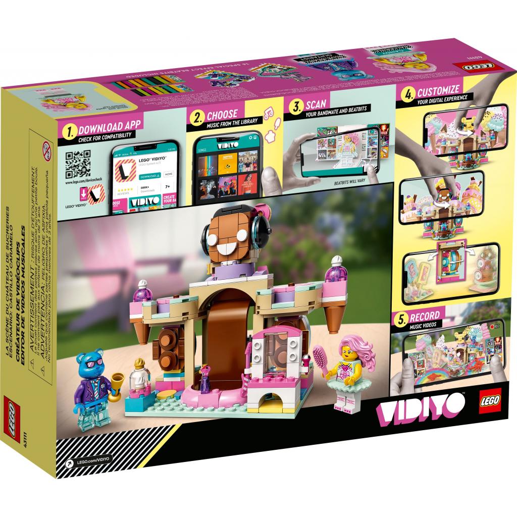 Конструктор LEGO VIDIYO Candy Castle Stage (Сцена карамельного замку) 344 деталі (43111) - зображення 10