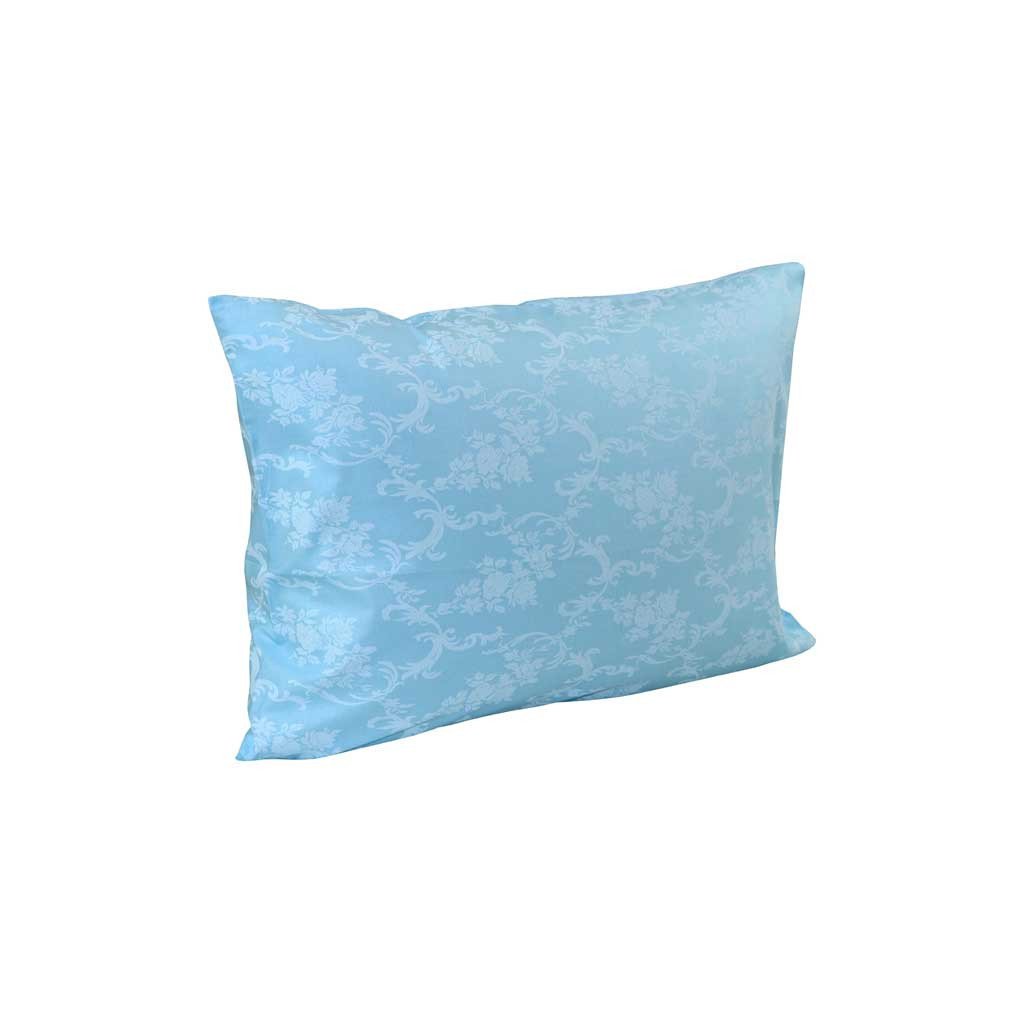 Наволочка Руно бязь Вензель блакитна 50х70 см (35.114Б_Блакитний вензель) - зображення 1