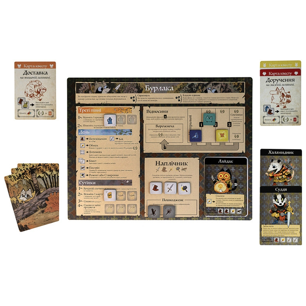 Настільна гра Kilogames Root. Річкові народи, укр (доповнення) (Root: The Riverfolk Expansion) (KG-1910) - изображение 7