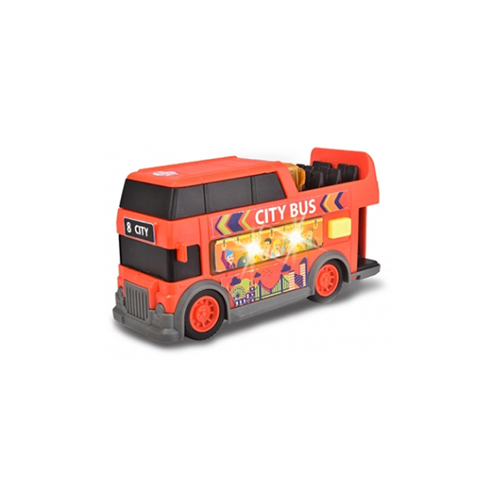 Спецтехніка Dickie Toys Автобус двоповерховий "Турист" (3302032) - зображення 1