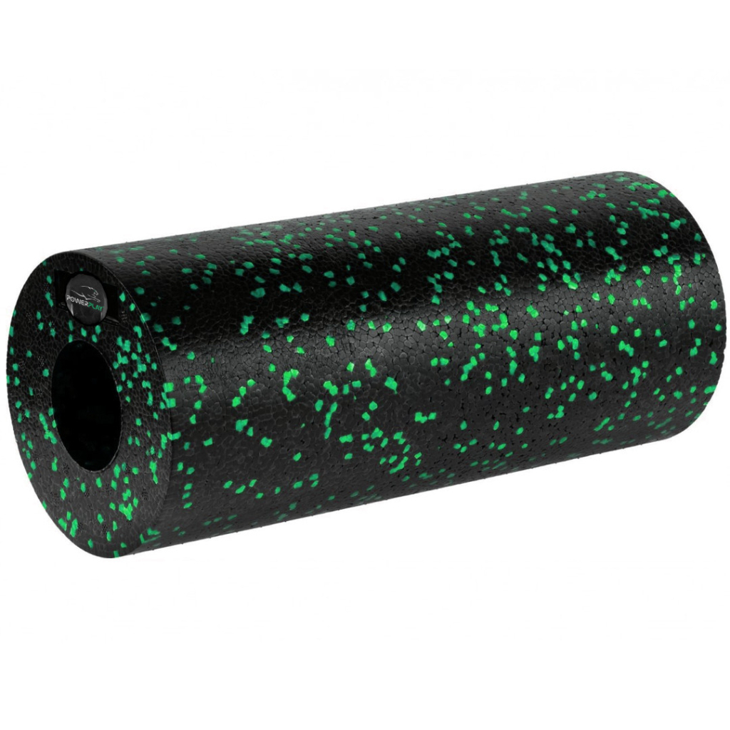 Масажний ролик PowerPlay PP-4348 2 in 1 EPP Foam Roller 33x14см Чорно/Зелений (PP_4348_Green_(33*14)) - зображення 3
