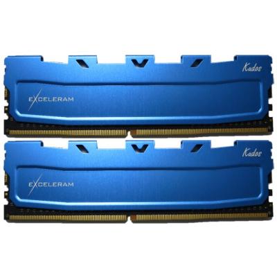 Модуль пам'яті для комп'ютера DDR4 8GB (2x4GB) 2133 MHz Blue Kudos eXceleram (EKBLUE4082114AD) - изображение 1
