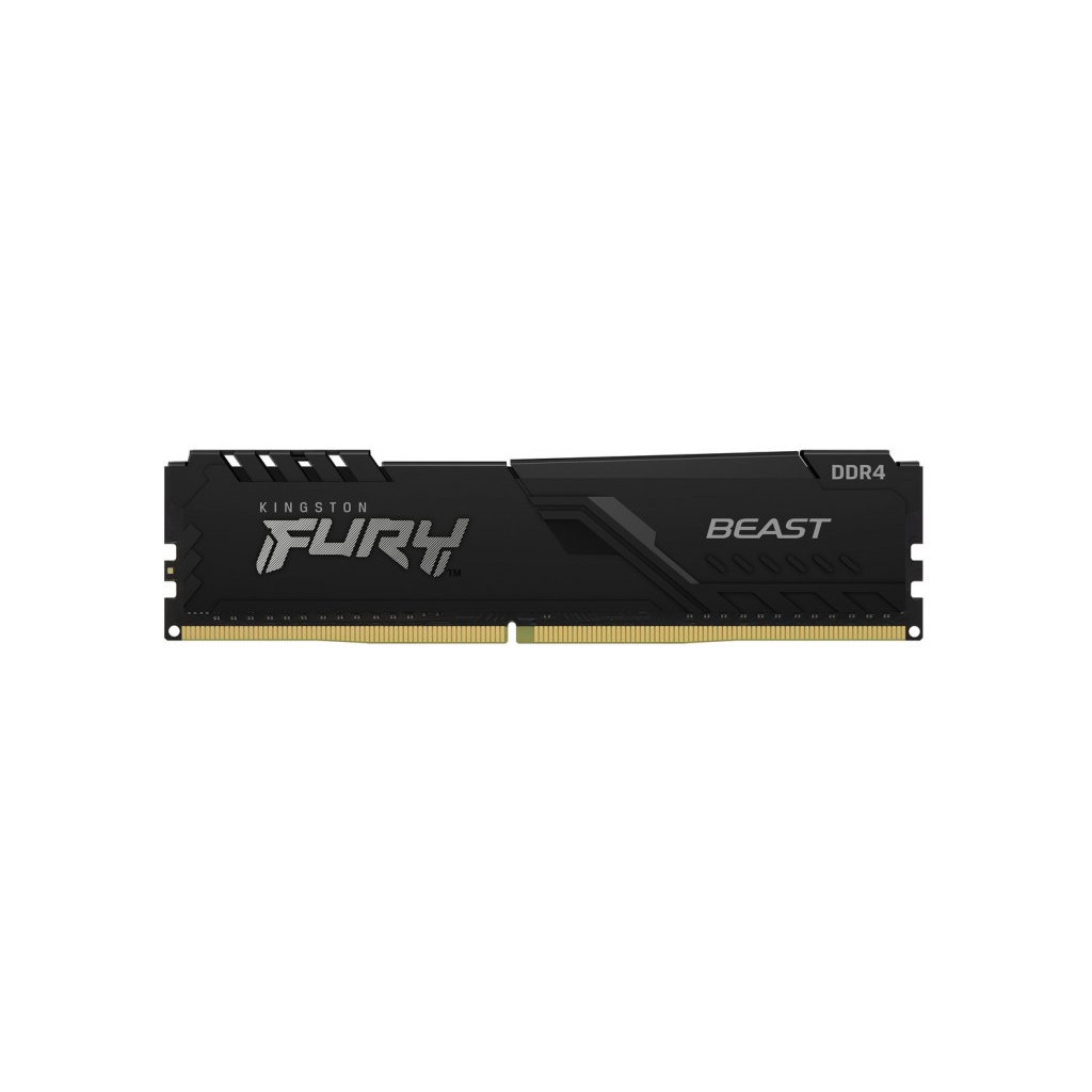 Модуль пам'яті для комп'ютера DDR4 16GB 3000 MHz FURY Beast Black Kingston Fury (ex.HyperX) (KF430C16BB/16) - зображення 1
