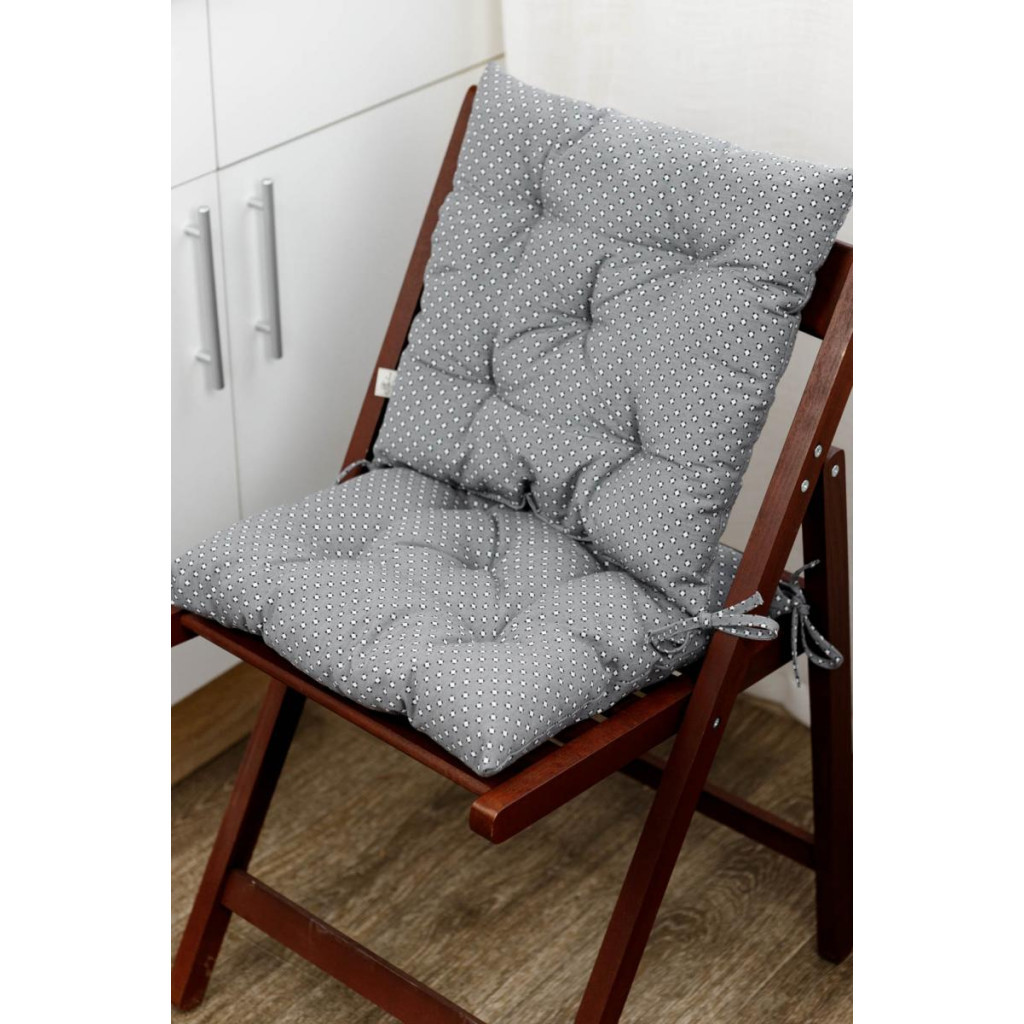 Подушка на стілець Прованс Merry Christmas сіра 40х40 см (031486) - зображення 5