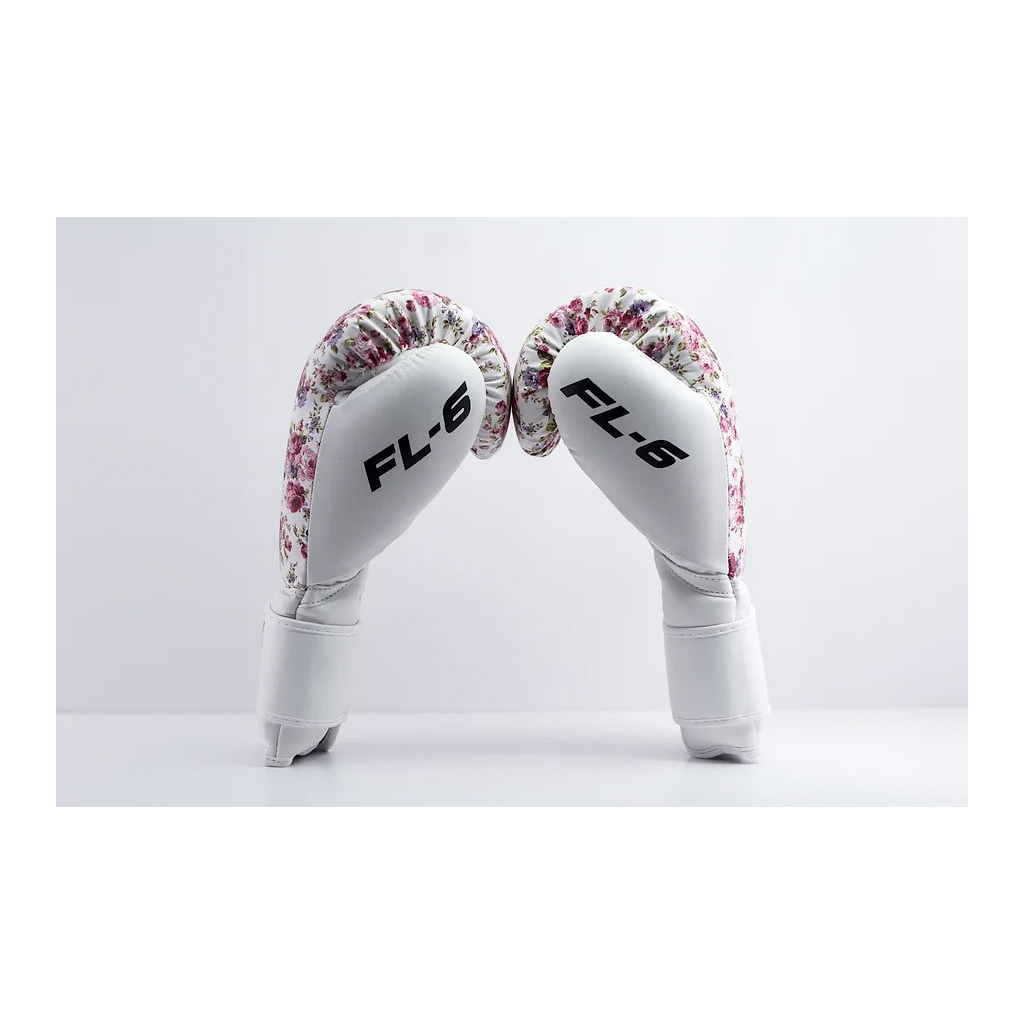 Боксерські рукавички RDX FL-6 White 8 унцій (BGR-FL6W-8oz) - зображення 8