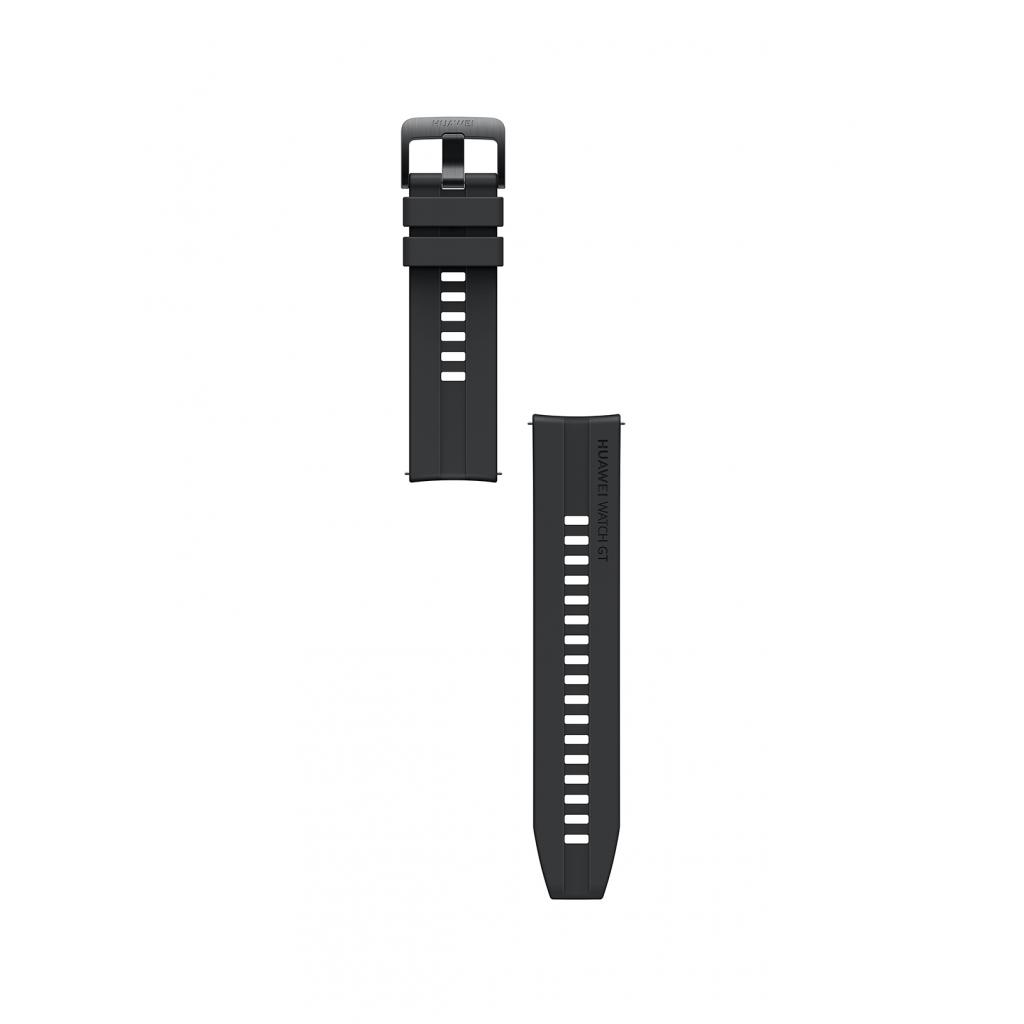 Ремінець до смарт-годинника Huawei for Watch GT 2 Fluoroelastomer Strap black (55031981) - зображення 2