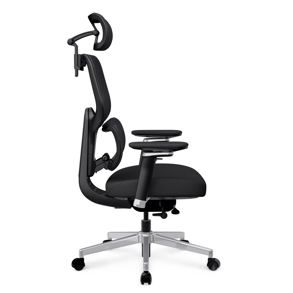 Офісне крісло Mealux D2 Air Fabric Black (HF-D2 F/B) - зображення 5