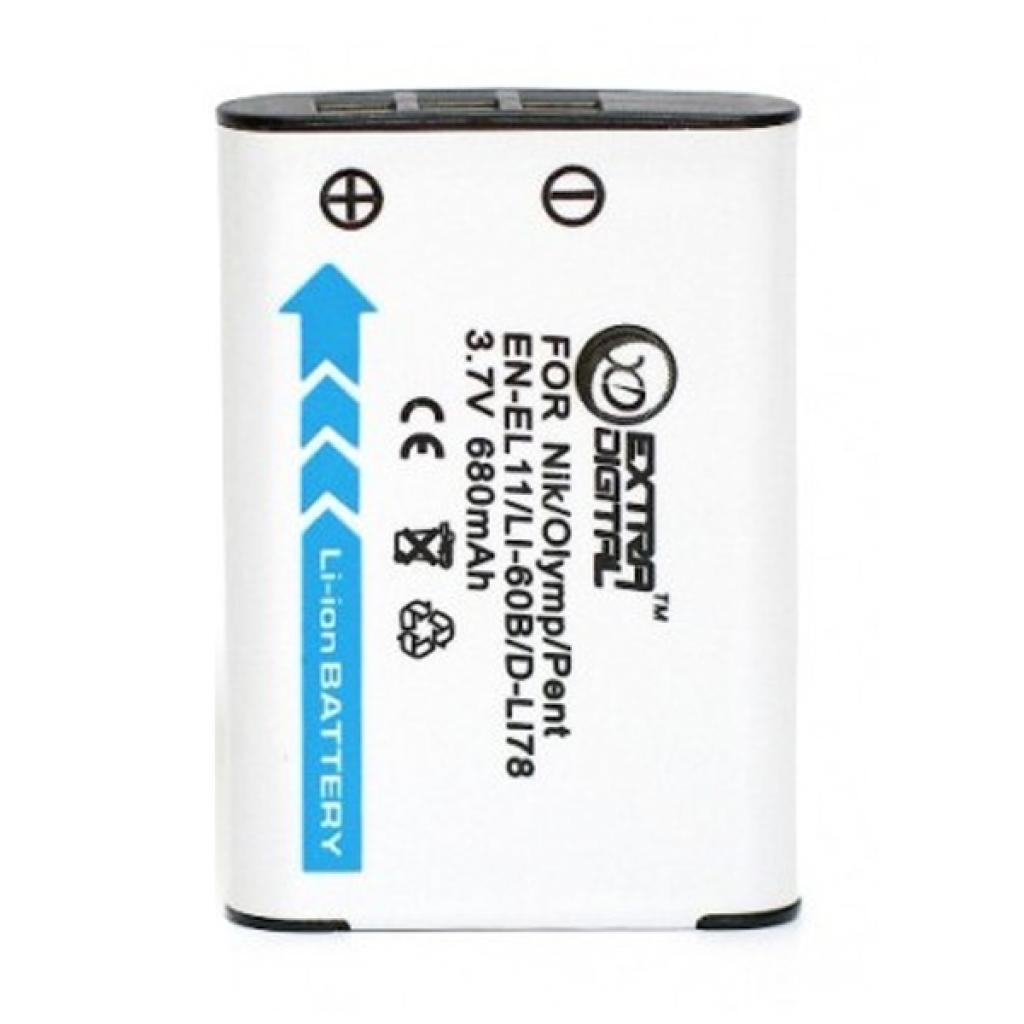 Акумулятор до фото/відео Extradigital Nikon EN-EL11, D-Li78, DB-80 (DV00DV1228) - зображення 1