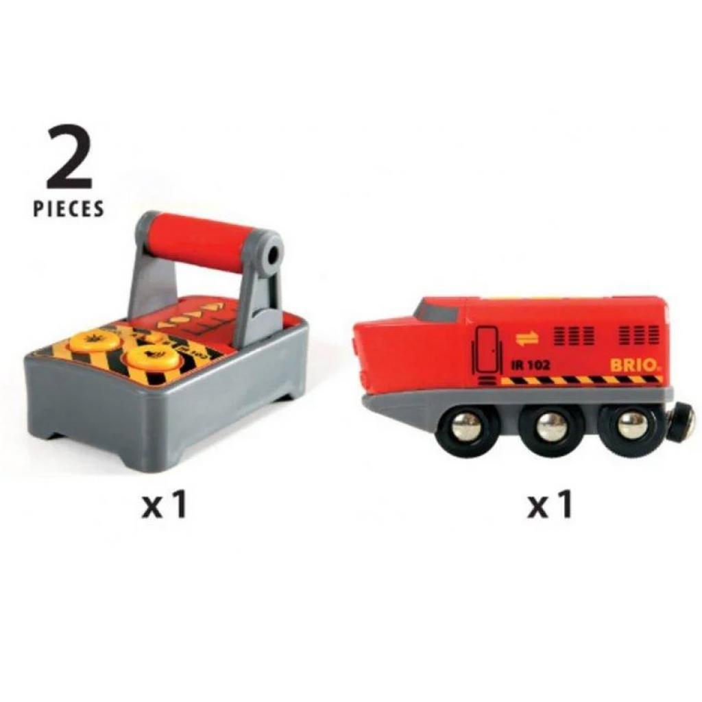 Залізниця Brio World Радіокерований локомотив (33213) - зображення 3