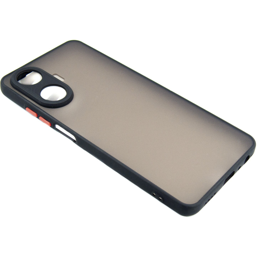 Чохол до мобільного телефона Dengos Matte Realme C55 (black) (DG-TPU-MATT-123) - зображення 3