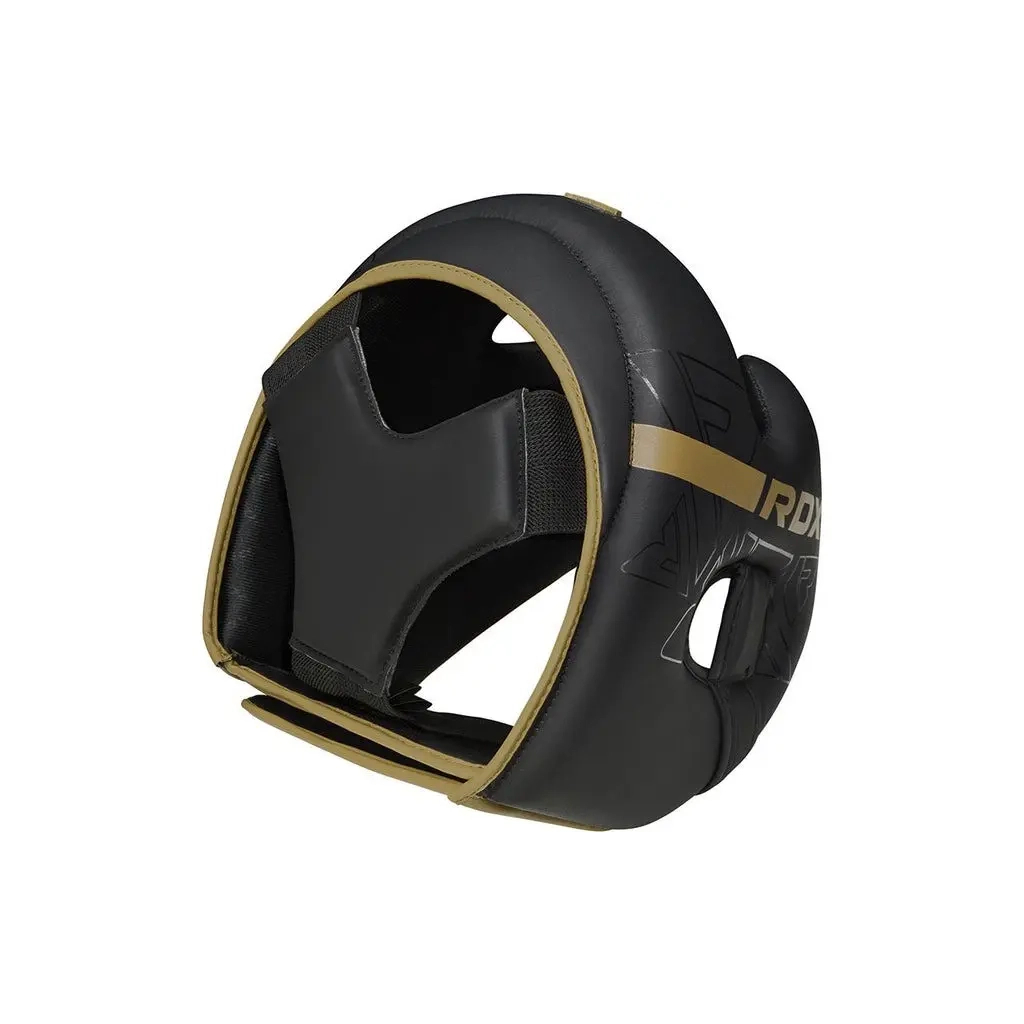 Боксерський шолом RDX F6 KARA Matte Golden L (HGR-F6MGL-L) - изображение 5