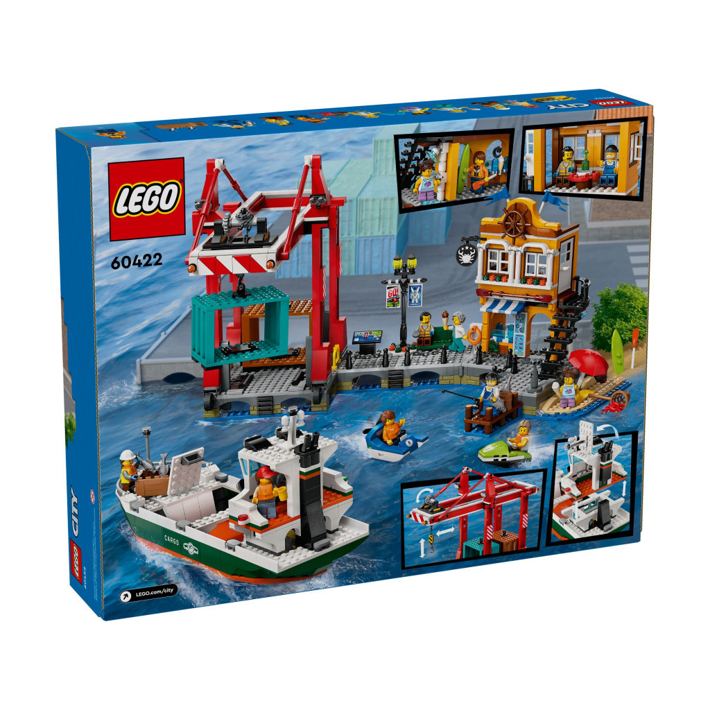 Конструктор LEGO City Морська гавань із вантажним судном (60422) - зображення 8