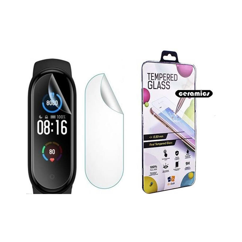 Плівка захисна Drobak Ceramics Mi Smart Band 6 NFC 2pcs (313165) - зображення 1