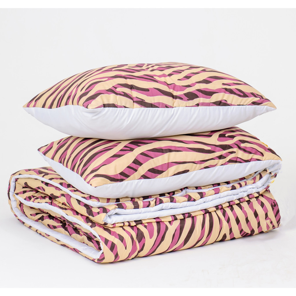 Ковдра MirSon Набір антиалергенний BamBoo Зима №3639 Print Line Visano + 2 подушки середні 220х240+2х50х70 (2200004840222) - зображення 2