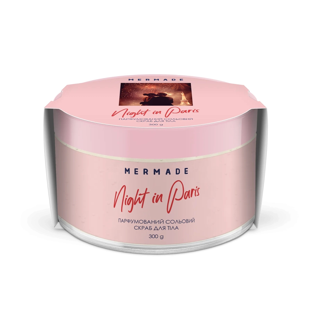 Скраб для тіла Mermade Night in Paris Парфумований сольовий 300 г (4823122900944) - зображення 1