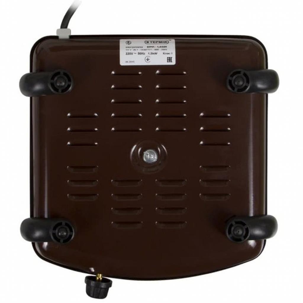 Настільна плита Термія ЕПЧ 1-1,5/220, 1 конф., коричнева - зображення 4