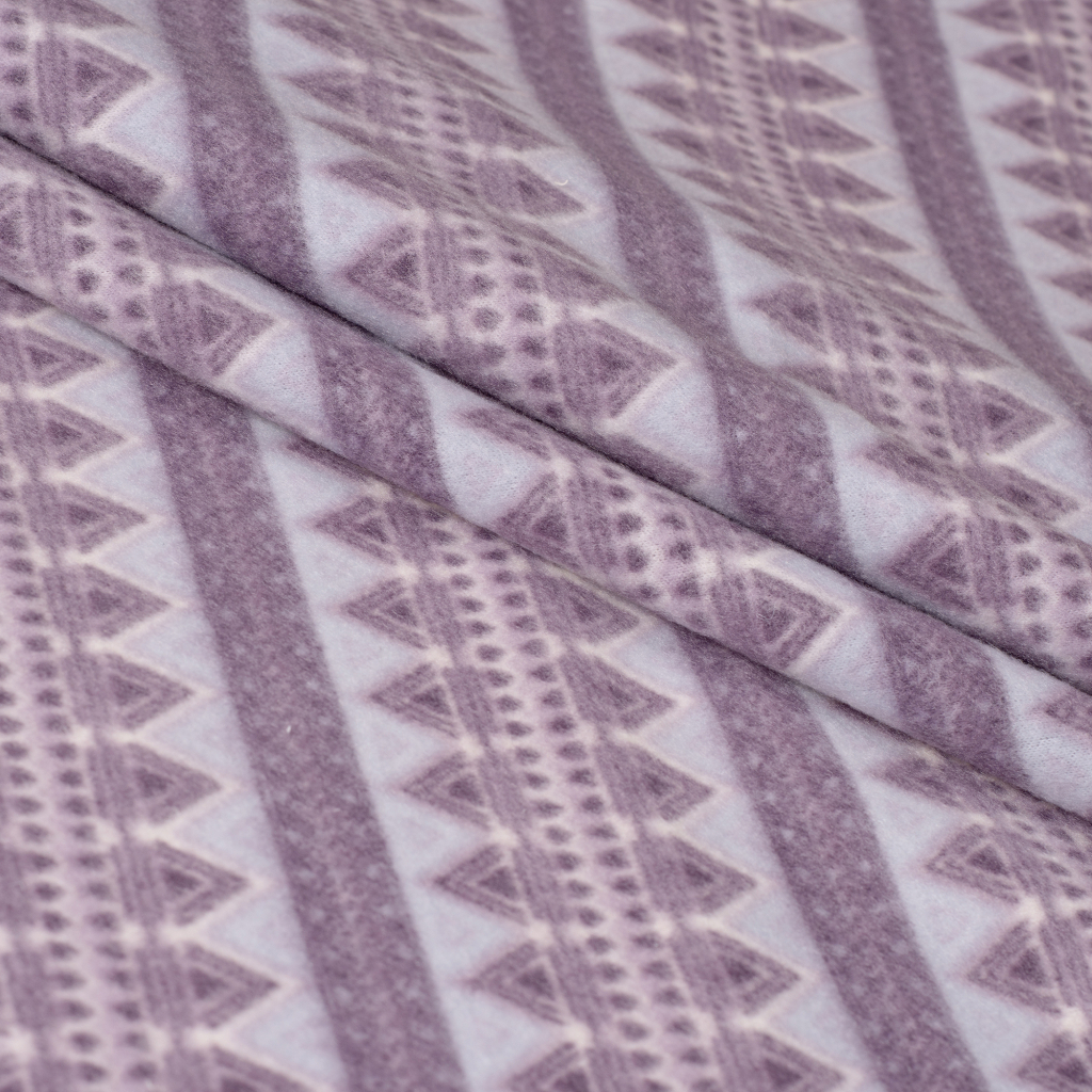 Плед Home Line флісовий Полар Полоса з рубчиком фіолетовий, 220х160см (170770) - зображення 3