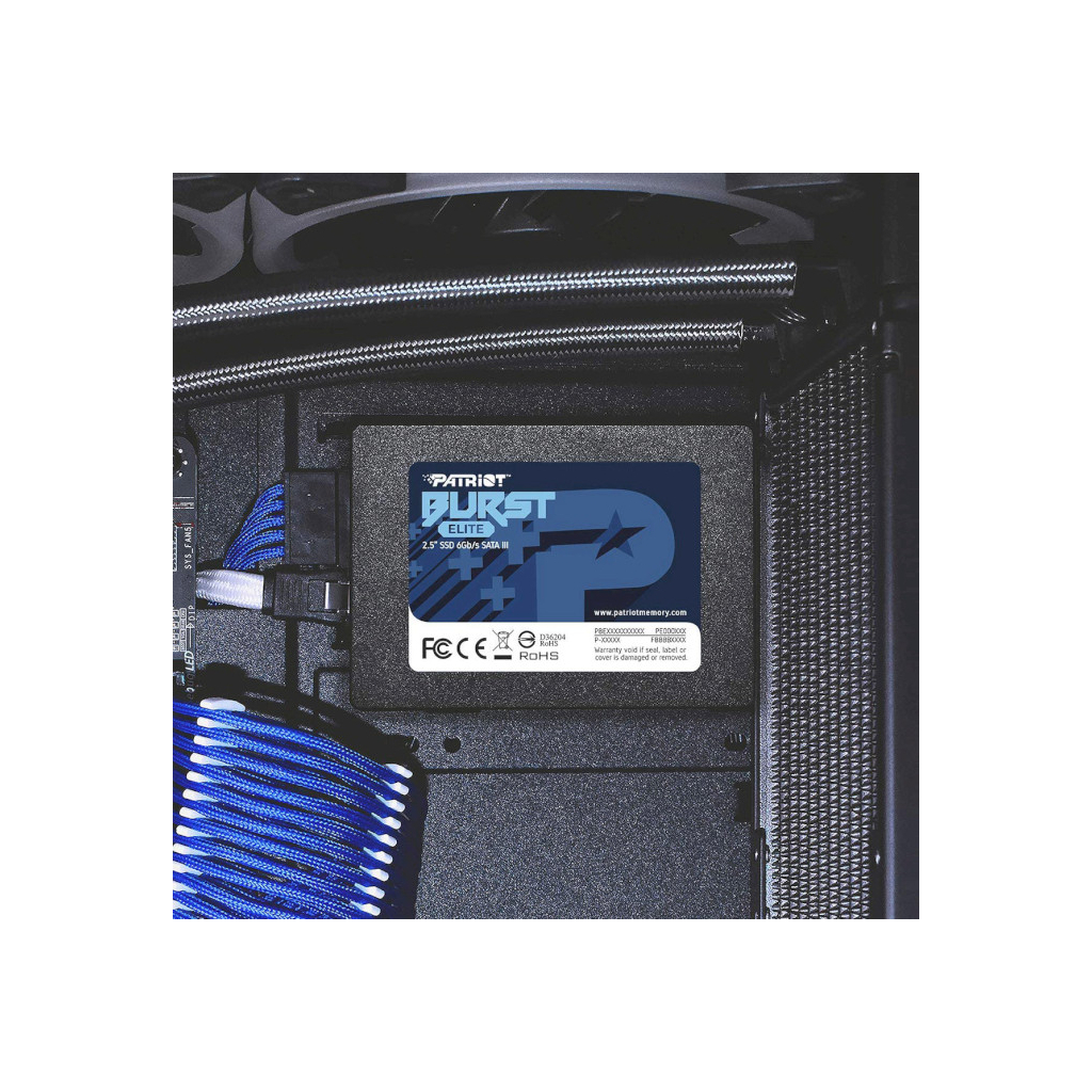 Накопичувач SSD 2.5" 1.92TB Burst Elite Patriot (PBE192TS25SSDR) - зображення 5