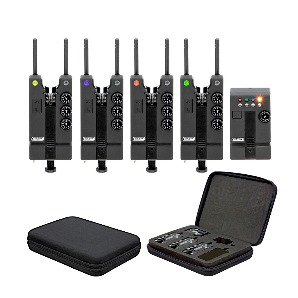 Індикатор клювання DAM набір у кейсі Mad HI-T 3+1 (8400331) - зображення 1