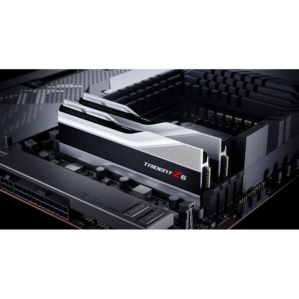 Модуль пам'яті для комп'ютера DDR5 64GB (2x32GB) 6000 MHz Trident Z5 Silver G.Skill (F5-6000J3238G32GX2-TZ5S) - зображення 6