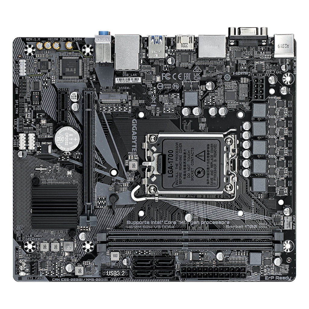 Материнська плата GIGABYTE H610M S2H V3 DDR4 - зображення 3