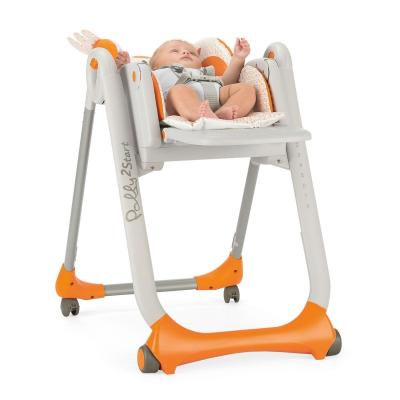 Стілець для годування Chicco Polly 2 Start 4-х колісний жовтий (79205.43) - зображення 4