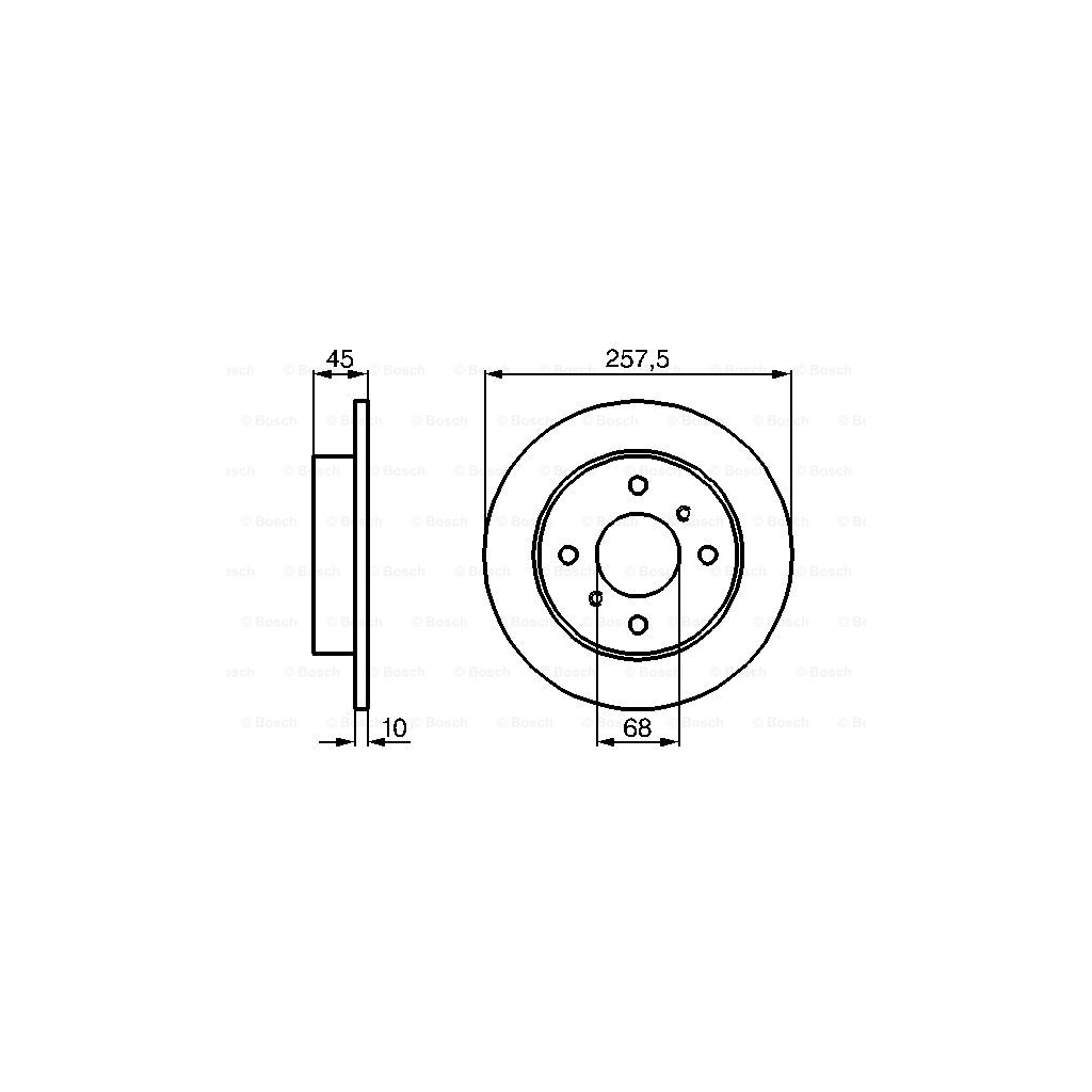 Гальмівний диск Bosch 0 986 478 564 - зображення 5