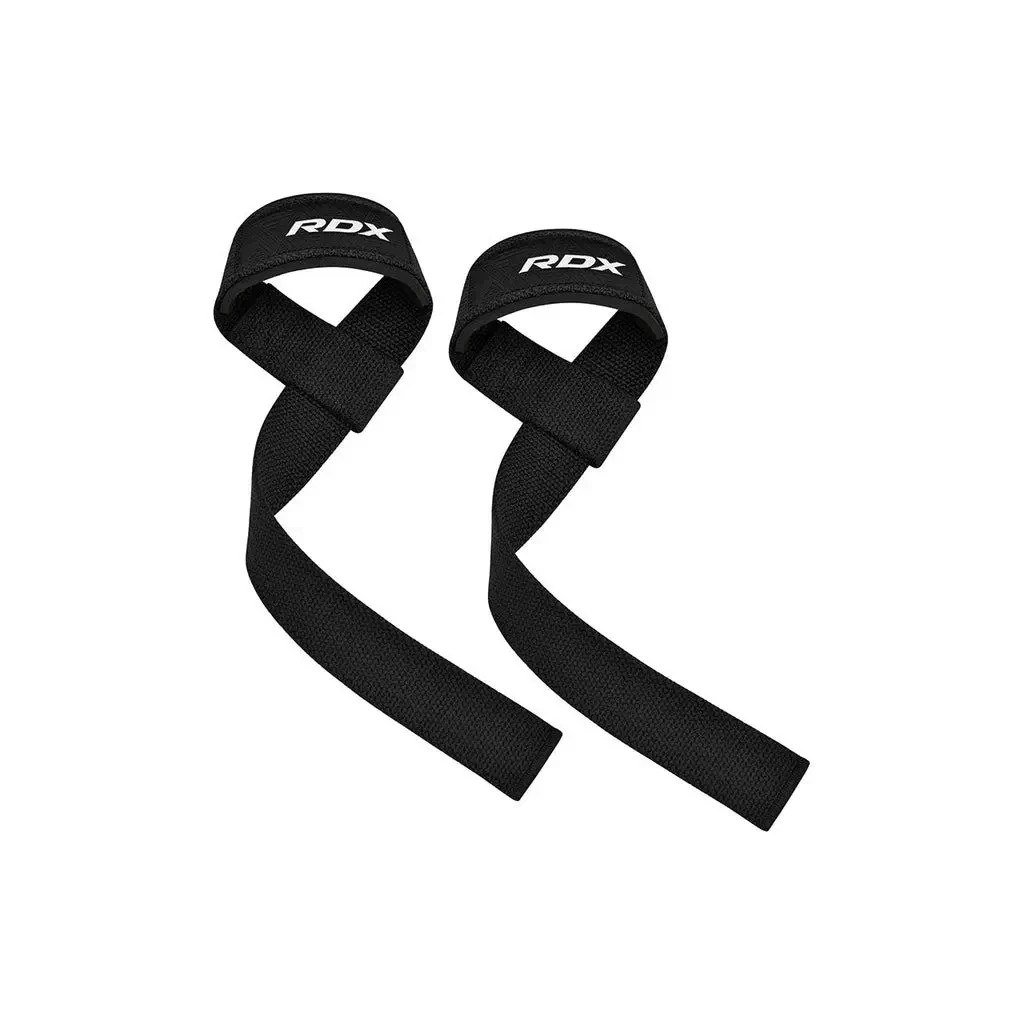 Кистьові лямки RDX W1 Gym Single Strap Black Plus (WAN-W1B+) - изображение 2