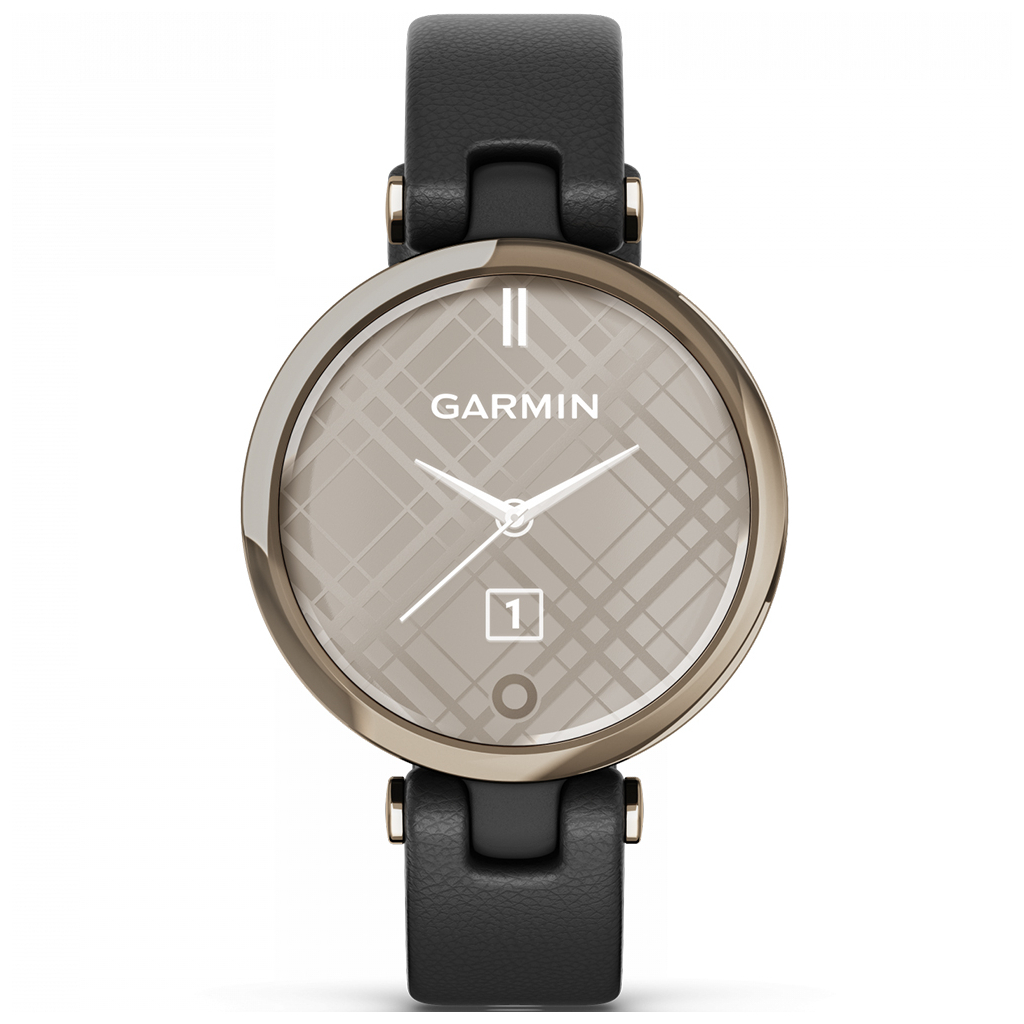 Смарт-годинник Garmin Lily, CreamGold, Black, Leather (010-02384-B1) - зображення 2