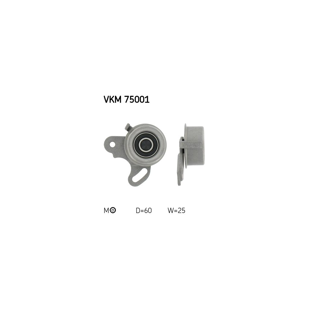 Ролик натягувача ременя SKF VKM 75001 - зображення 1