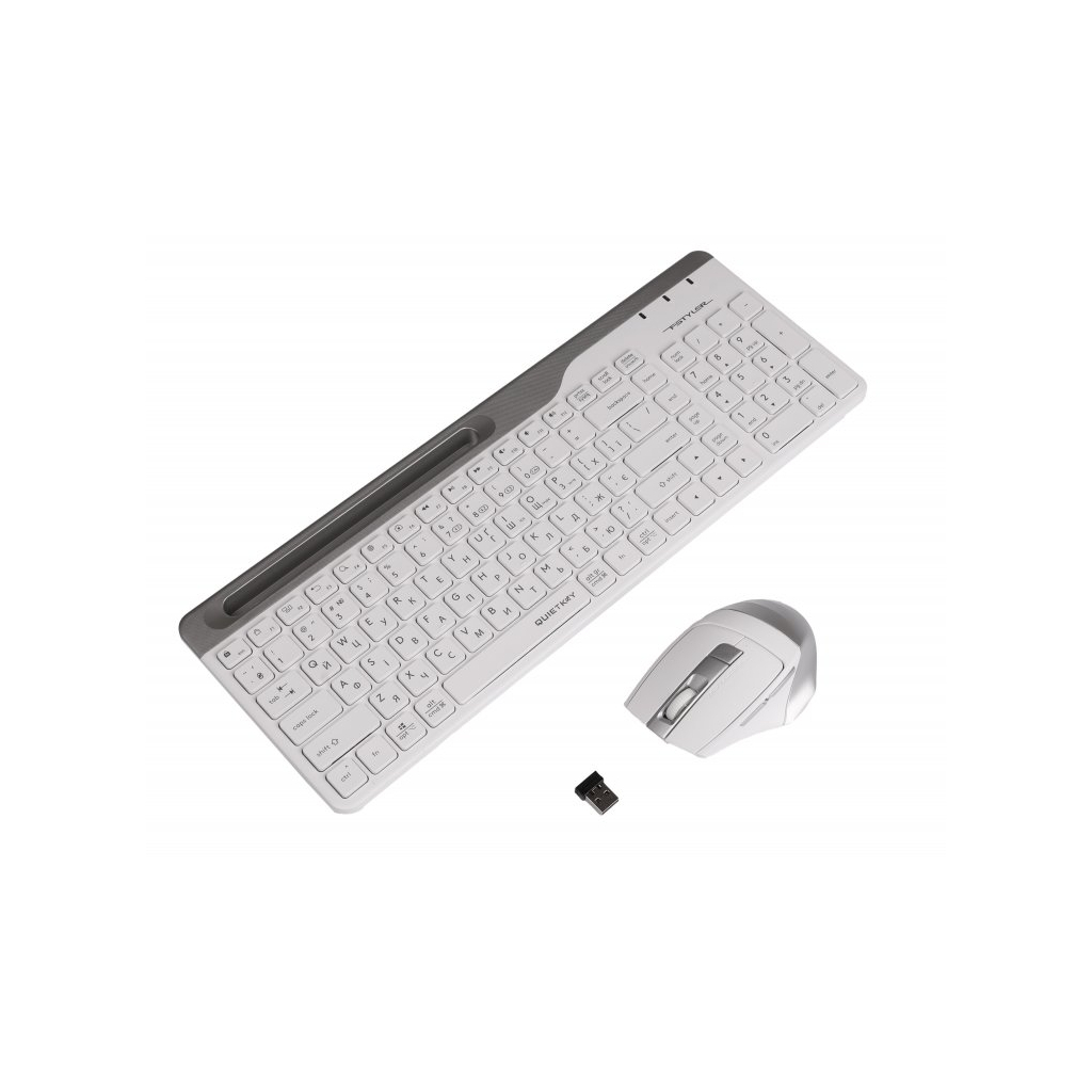 Комплект A4Tech FB2535C Wireless/Bluetooth Icy White (4711421971232) - изображение 4