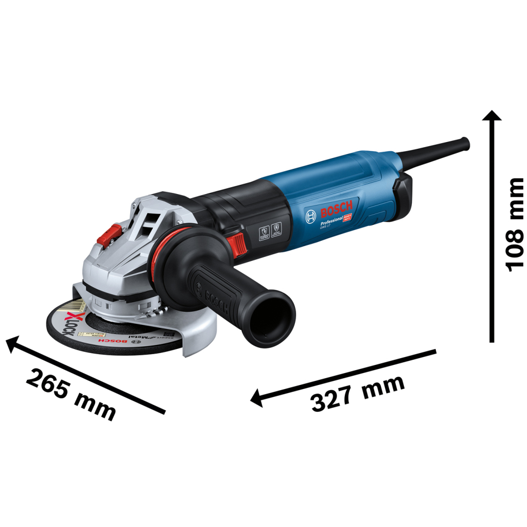 Шліфувальна машина Bosch GWS 17-125 S (0.601.7D0.300) - зображення 2