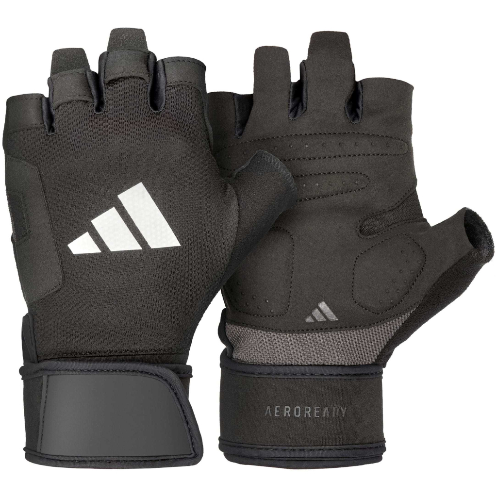 Рукавички для фітнесу Adidas Strength Training Gloves ADGB-15040 чорний XS (885652027793) - зображення 1