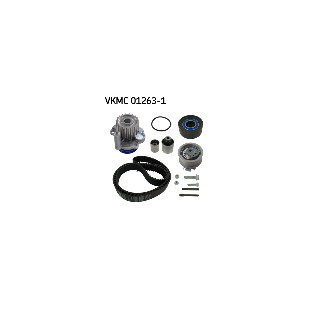 Комплект ременя ГРМ з помпой SKF VKMC 01263-1 - зображення 1