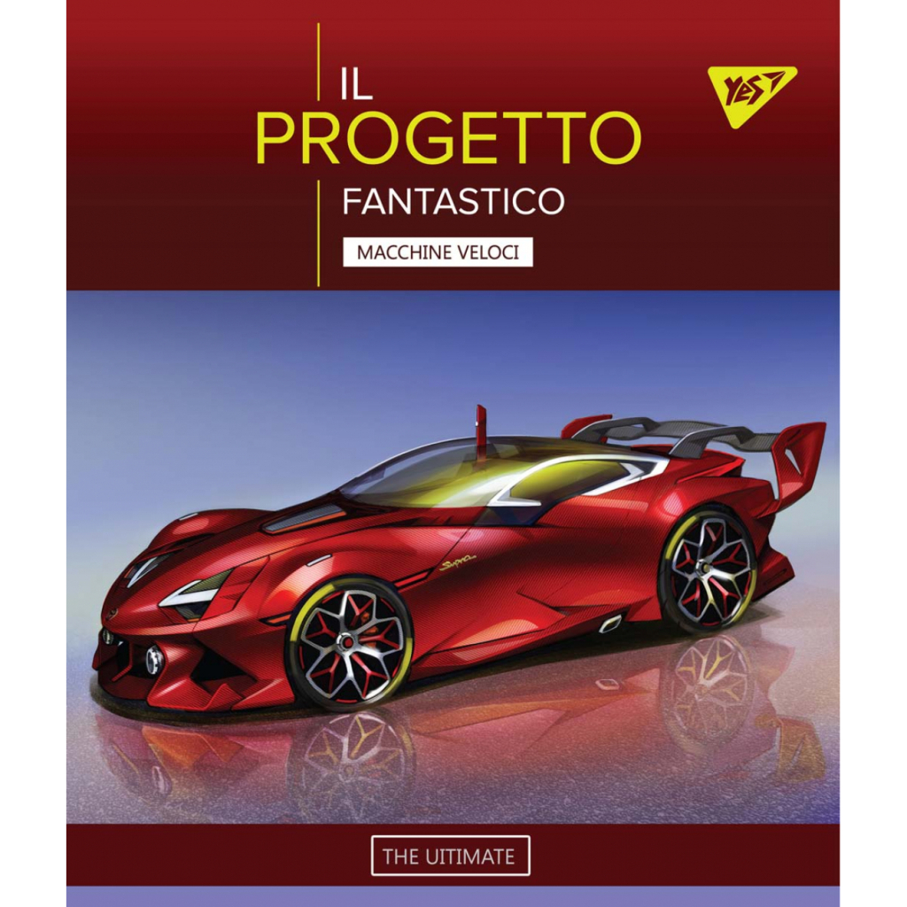 Зошит Yes А5 Fantastic Cars 18 аркушів клітинка (765181) - зображення 4
